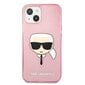 Karl Lagerfeld KLHCP13SKHTUGLP, telefonile iPhone 13 mini, roosa hind ja info | Telefoni kaaned, ümbrised | kaup24.ee