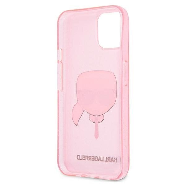 Karl Lagerfeld KLHCP13SKHTUGLP, telefonile iPhone 13 mini, roosa hind ja info | Telefoni kaaned, ümbrised | kaup24.ee