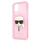 Karl Lagerfeld KLHCP13SKHTUGLP, telefonile iPhone 13 mini, roosa цена и информация | Telefoni kaaned, ümbrised | kaup24.ee