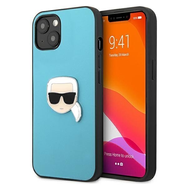 Karl Lagerfeld KLHCP13SPKMB, telefonile iPhone 13 mini, sinine hind ja info | Telefoni kaaned, ümbrised | kaup24.ee