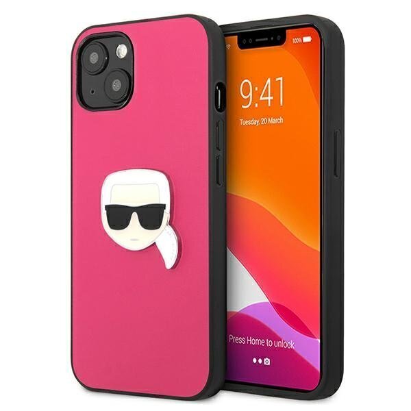 Karl Lagerfeld KLHCP13SPKMP, telefonile iPhone 13 mini, roosa hind ja info | Telefoni kaaned, ümbrised | kaup24.ee