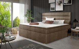 Кровать NORE Softy 160x200 см, светло-коричневая цена и информация | Кровати | kaup24.ee