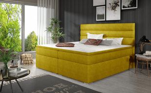 Кровать NORE Softy 160x200 см, желтая цена и информация | Кровати | kaup24.ee