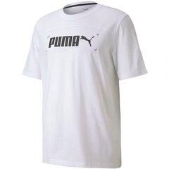 Спортивная футболка мужская Puma Nu-Tility Graphic Tee M 583487 02, белая цена и информация | Мужская спортивная одежда | kaup24.ee