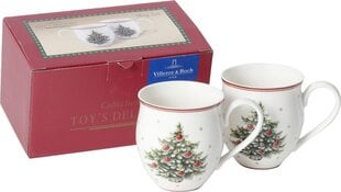 Villeroy & Boch Jõulupuuga kruusi komplekt 2 tk, Toy's Delight hind ja info | Klaasid, tassid ja kannud | kaup24.ee
