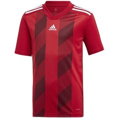 Спортивная футболка для мальчиков Adidas Striped 19 JSY Jr 84222 DU4395, красная цена и информация | Рубашки для мальчиков | kaup24.ee