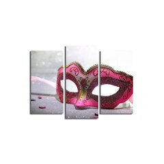 Kolmeosaline reproduktsioon Mask hind ja info | Seinapildid | kaup24.ee