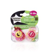 TOMMEE TIPPEE lutt silikoon Fun Style Girl 18-36kuud 2tk, 43340403 hind ja info | Lutid | kaup24.ee