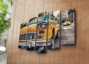 Репродукция из пяти частей Автомобиль такси цена и информация | Картины, живопись | kaup24.ee