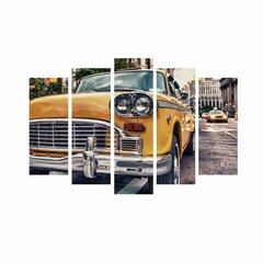 Репродукция из пяти частей Автомобиль такси цена и информация | Картины, живопись | kaup24.ee