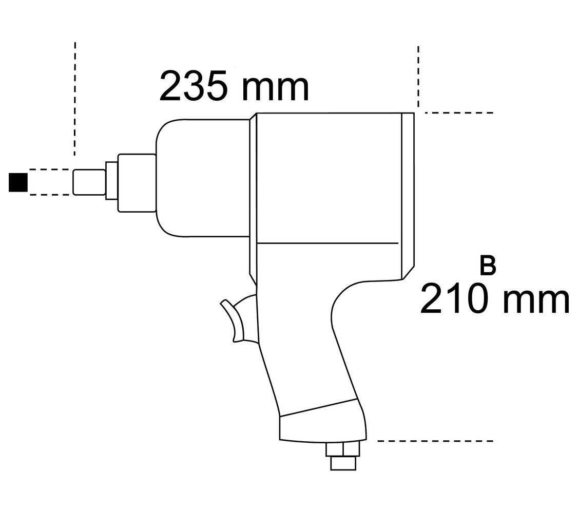 Pneumaatiline löökvõti 1/2" Beta 1927P hind ja info | Akutrellid, kruvikeerajad | kaup24.ee