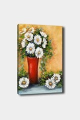 Репродукция Белые цветы в красной вазе цена и информация | Картины, живопись | kaup24.ee