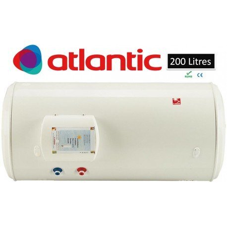 Elektriline boiler Atlantic CE200L HM ATE, horisontaalne 200 L hind |  kaup24.ee