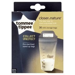 Rinnapiima säilituskotid Tommee Tippee Closer to Nature, 42302241 цена и информация | Детский столовый сервиз | kaup24.ee