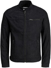 Meeste jakk Jack & Jones 12147218, must hind ja info | Meeste joped | kaup24.ee