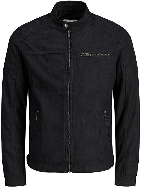 Meeste jakk Jack&Jones 12147218, must hind ja info | Meeste joped | kaup24.ee