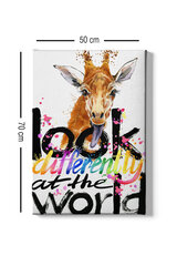 Reproduktsioon Look differently at the world hind ja info | Seinapildid | kaup24.ee