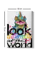 Reproduktsioon Look differently at the world hind ja info | Seinapildid | kaup24.ee