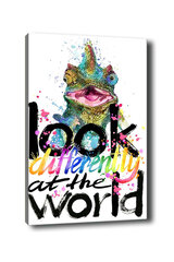 Reproduktsioon Look differently at the world hind ja info | Seinapildid | kaup24.ee