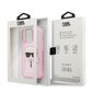 Karl Lagerfeld KLHCP13LKHTUGLP, telefonile iPhone 13 Pro / 13, roosa hind ja info | Telefoni kaaned, ümbrised | kaup24.ee