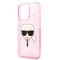 Karl Lagerfeld KLHCP13LKHTUGLP, telefonile iPhone 13 Pro / 13, roosa hind ja info | Telefoni kaaned, ümbrised | kaup24.ee