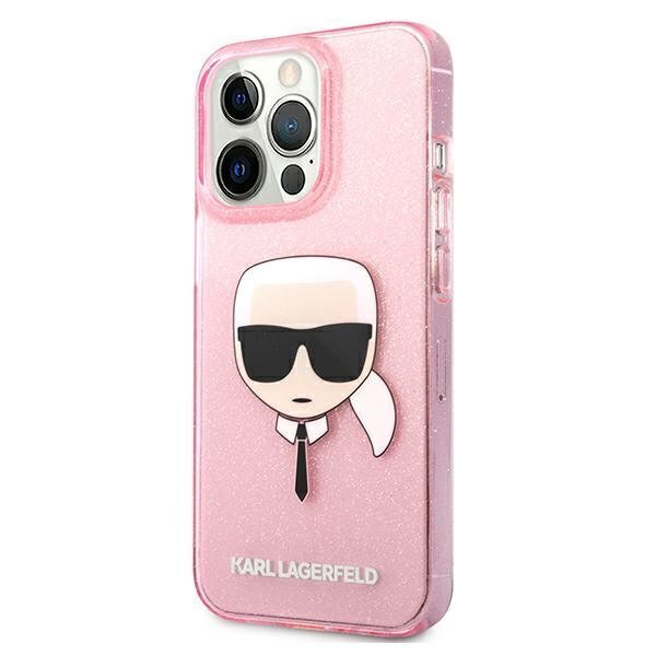 Karl Lagerfeld KLHCP13LKHTUGLP, telefonile iPhone 13 Pro / 13, roosa hind ja info | Telefoni kaaned, ümbrised | kaup24.ee