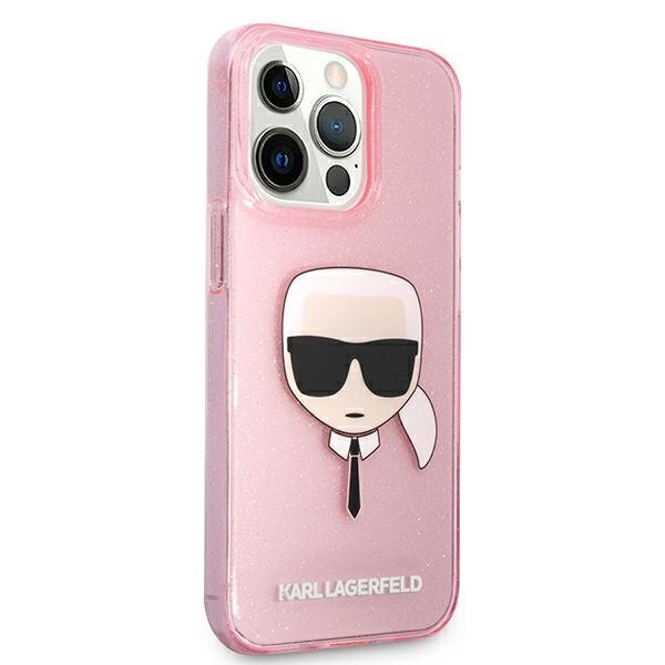 Karl Lagerfeld KLHCP13LKHTUGLP, telefonile iPhone 13 Pro / 13, roosa hind ja info | Telefoni kaaned, ümbrised | kaup24.ee