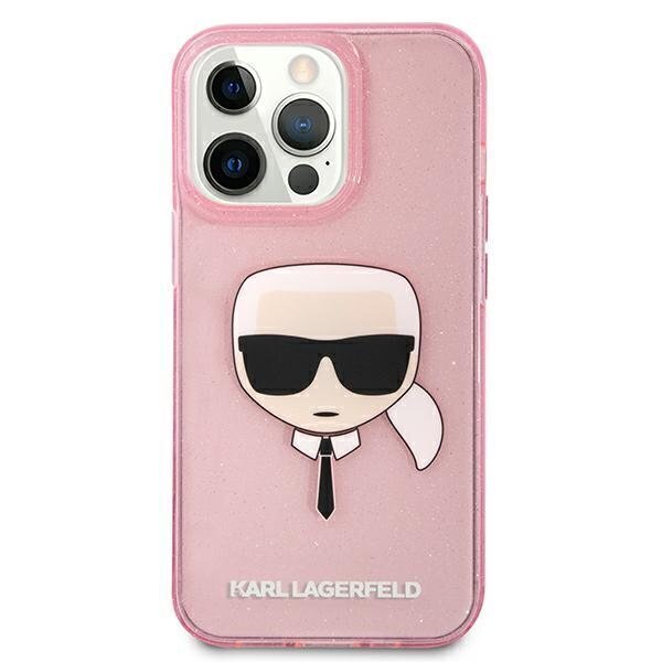 Karl Lagerfeld KLHCP13LKHTUGLP, telefonile iPhone 13 Pro / 13, roosa hind ja info | Telefoni kaaned, ümbrised | kaup24.ee