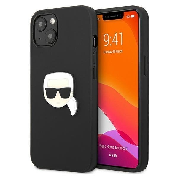 Karl Lagerfeld KLHCP13SPKMK, telefonile iPhone 13 mini, must hind ja info | Telefoni kaaned, ümbrised | kaup24.ee