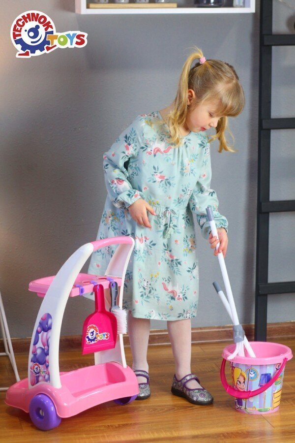 Laste puhastuskomplekt, 54 cm hind ja info | Tüdrukute mänguasjad | kaup24.ee