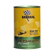 Bardahl Technos Exceed C60 5W-30 sünteetiline mootoriõli, 1L hind ja info | Mootoriõlid | kaup24.ee