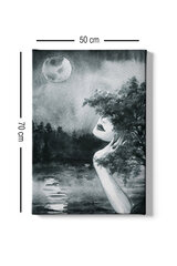 Полнолуние - плакат 70x100 cm цена и информация | Картины, живопись | kaup24.ee