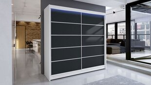 Шкаф с раздвижными дверями Talin IV + светодиодное освещение цена и информация | Шкафы | kaup24.ee