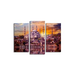 Kolmeosaline reproduktsioon Istanbul hind ja info | Seinapildid | kaup24.ee