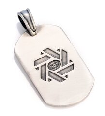 Подвеска Bico "Simurgh" Dog Tag Tribal (DT20) цена и информация | Мужские украшения | kaup24.ee