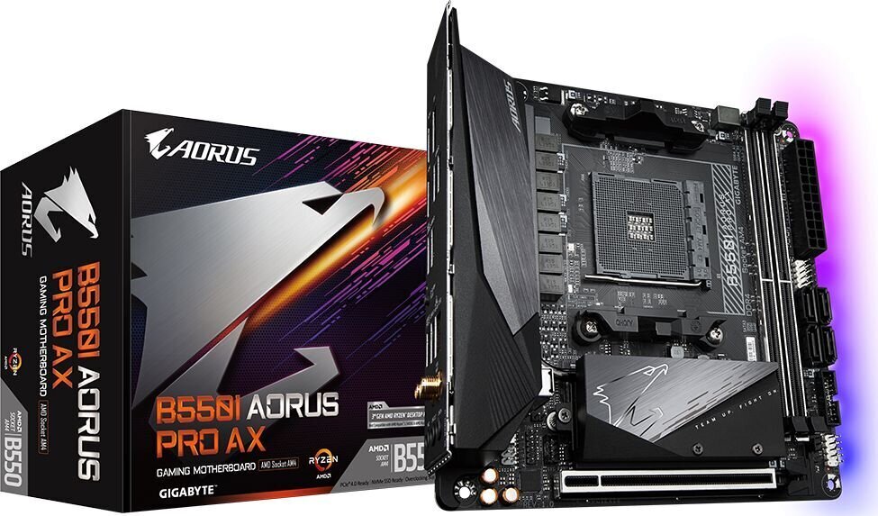 Gigabyte B550I AORUS PRO AX hind ja info | Emaplaadid | kaup24.ee