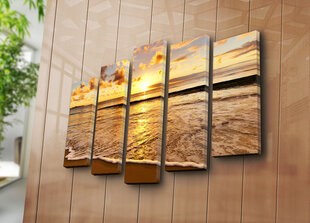 Репродукция из пяти частей Море цена и информация | Картины, живопись | kaup24.ee