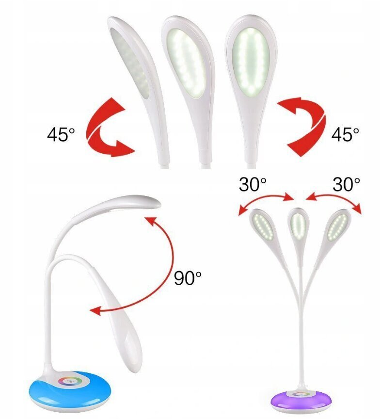 LED laualamp 256 RGB värvi hind ja info | Laualambid | kaup24.ee