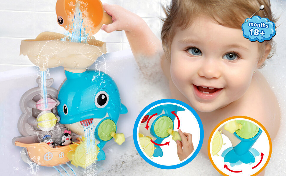 Vannimänguasi delfiin hind ja info | Imikute mänguasjad | kaup24.ee