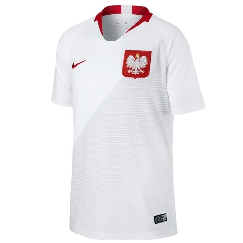 Laste spordisärk Nike Stadium Home Junior Polish Team hind ja info | Poiste särgid | kaup24.ee