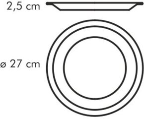 Praetaldrik Tescoma Gustito 27cm, valge цена и информация | Посуда, тарелки, обеденные сервизы | kaup24.ee