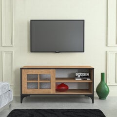 ТВ-стол Kalune Design Revival 100Lk, коричневый/черный цена и информация |  Тумбы под телевизор | kaup24.ee