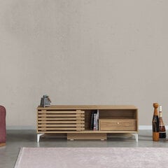 ТВ-столик Kalune Design Lulu, коричневый цена и информация | Тумбы под телевизор | kaup24.ee