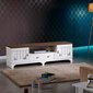 TV-laud Kalune Design Gazel 170Lk, valge/pruun цена и информация | TV alused | kaup24.ee