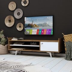 TV-laud Kalune Design Ticaba, pruun/valge hind ja info | TV alused | kaup24.ee