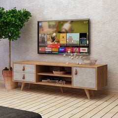 TV laud Kalune Design Seva, pruun/hall цена и информация | Тумбы под телевизор | kaup24.ee