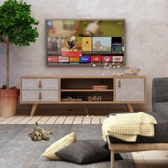 TV laud Kalune Design Seva, pruun/hall hind ja info | TV alused | kaup24.ee