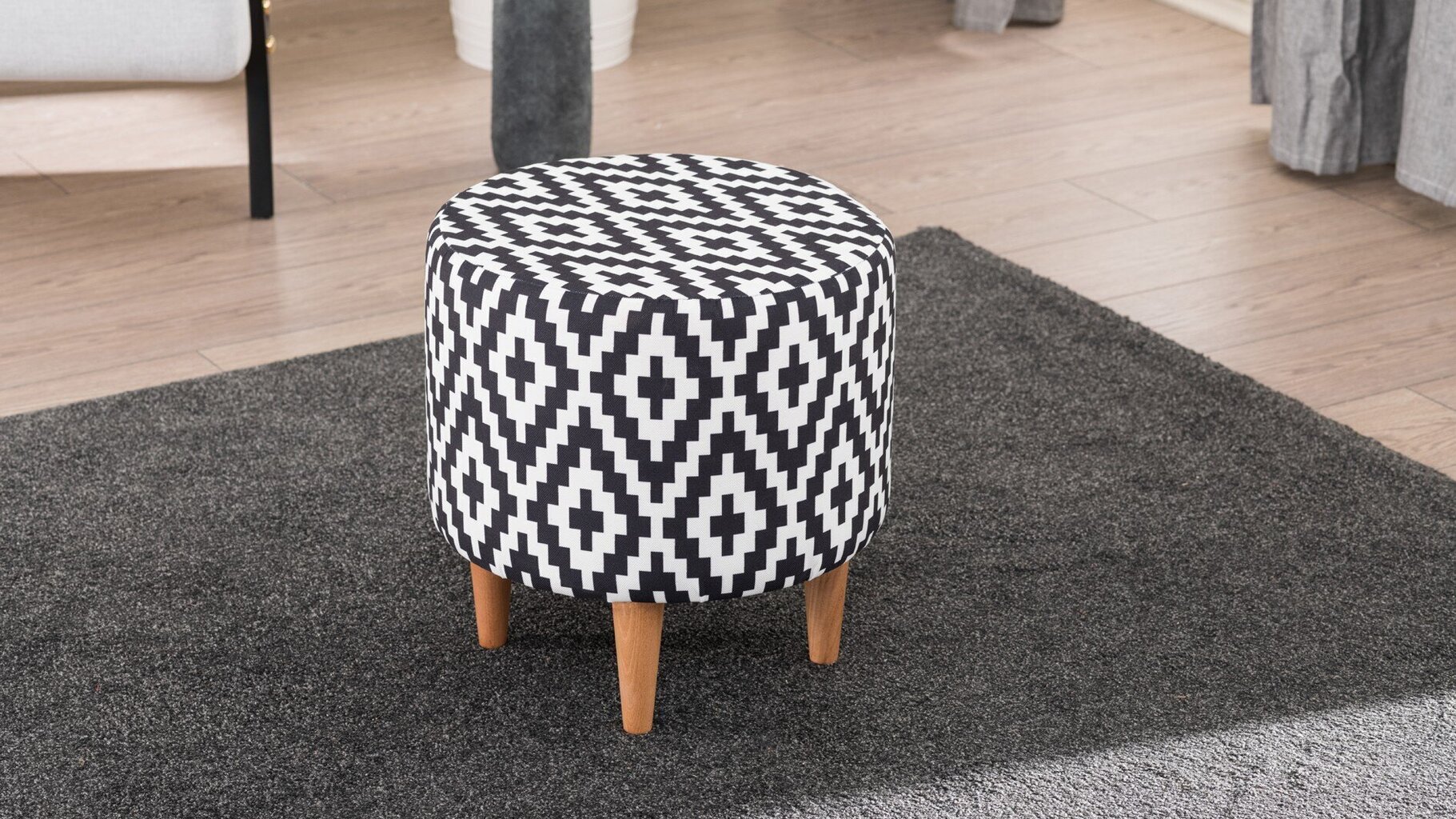 Tumba Kalune Design Liza, valge/must hind ja info | Kott-toolid, tumbad, järid | kaup24.ee
