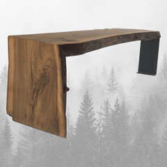 Столик под телевизор Kalune Design Cala, коричневый цена и информация | Тумбы под телевизор | kaup24.ee