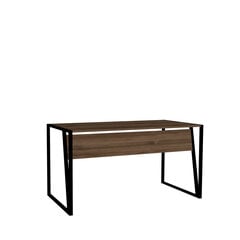Письменный стол Kalune Design Kemer, коричневый/черный цена и информация | Компьютерные, письменные столы | kaup24.ee